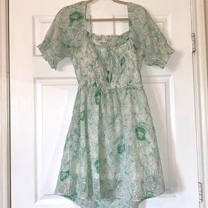 Precious Eyelet Mini Dress